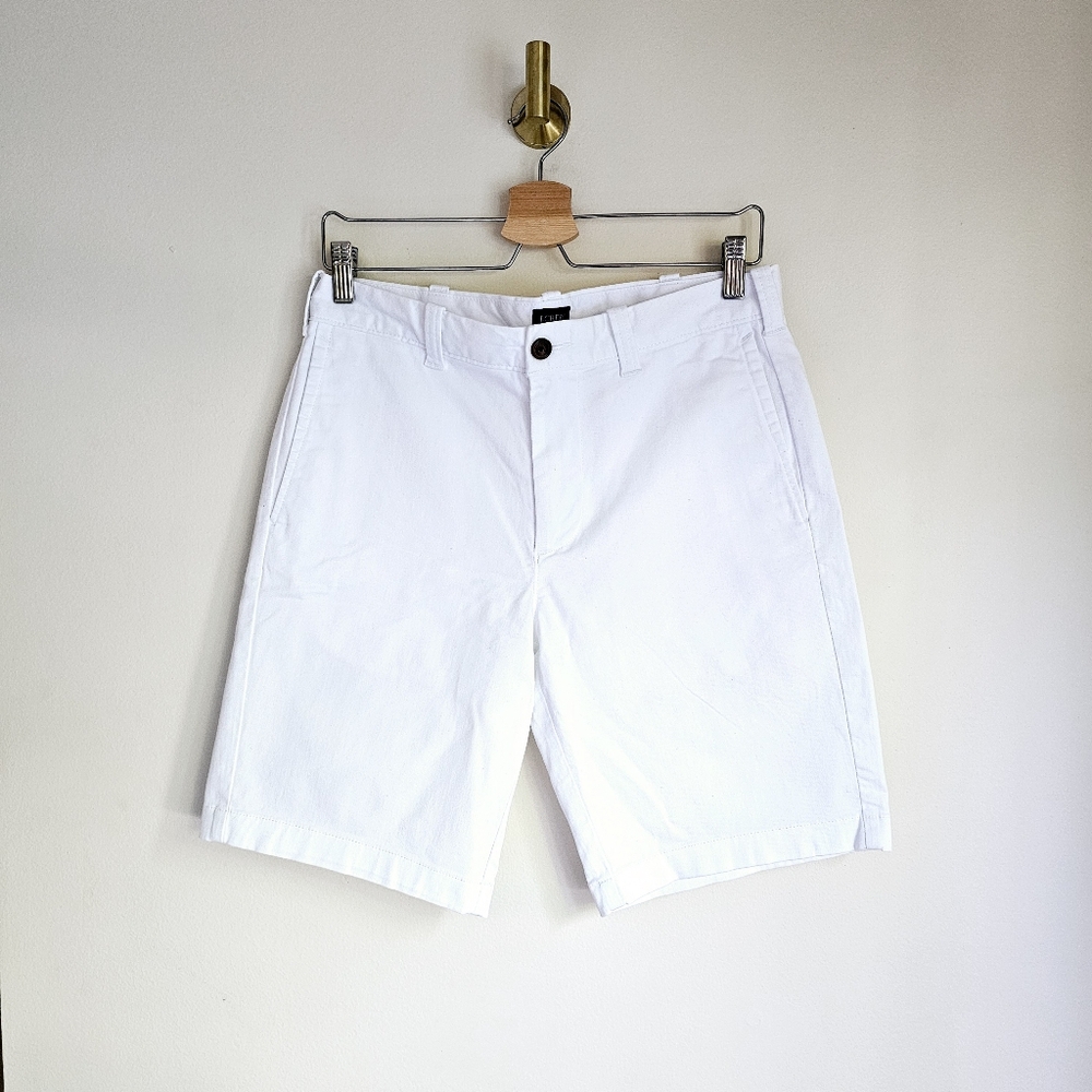 NWOT White Mens Shorts, JCrew Chino Shorts Size 30